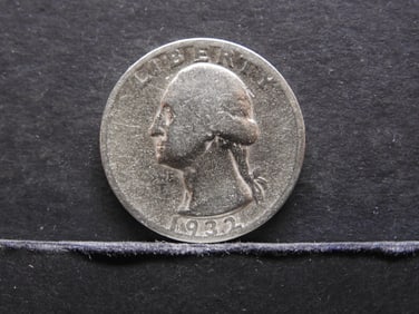 1932-S KEY DATE 90% Silver Washington Quarter