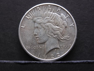 1922-S Silver Peace Dollar