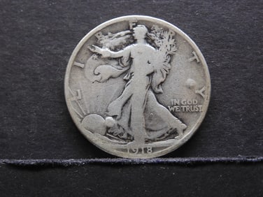 1918-S Walking Liberty Half Dollar