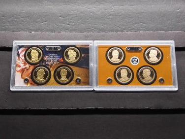 8 Different Proof Presidential Dollars.