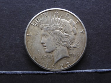 1922-S Silver Peace Dollar