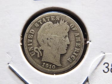 1910-D Barber Dime.