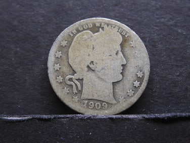 1909 Barber Quarter