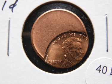 Off Center Lincoln Cent