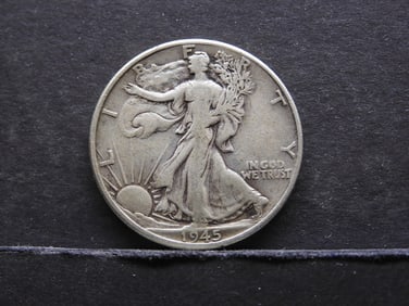 1945 Walking Liberty Half Dollar
