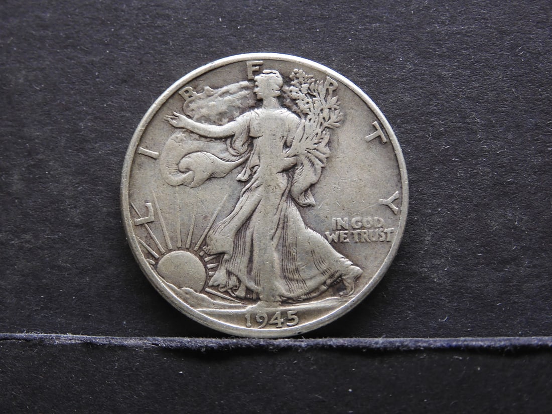 1945 Walking Liberty Half Dollar: 1945 Walking Liberty Half Dollar