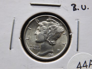 1941 Mercury Dime.  B.U.