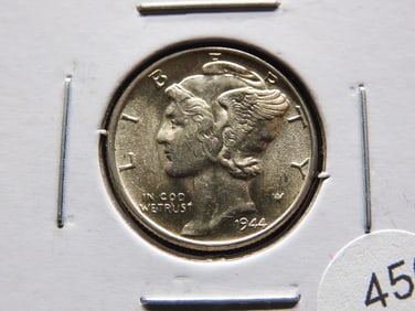 1944 Mercury Dime.