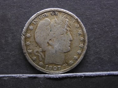 1907-S Barber Half Dollar
