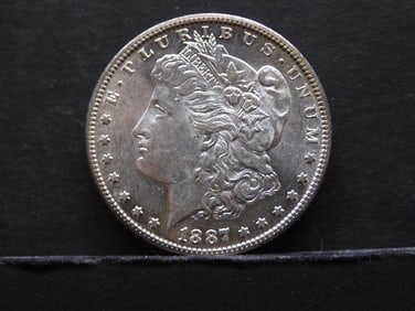 1887-S Morgan Silver Dollar