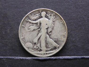 1937-D Walking Liberty Half Dollar