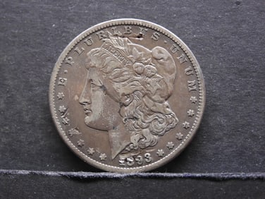 1893-CC BIG KEY DATE Morgan Silver Dollar