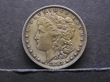 1887 Morgan Silver Dollar