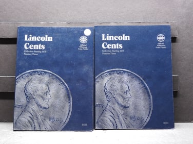 1975-2009 Lincoln Cents. 2 Partial Sets.  140+ Coins Total.