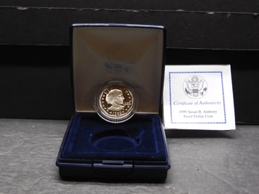 1999-P Proof Susan B. Anthony Dollar