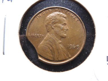 1969 Lincoln Cent Error.