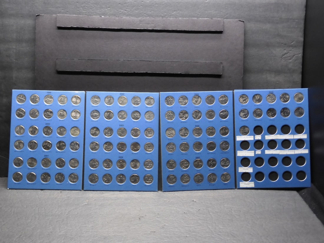 1999-2008 State Quarter Set.  Complete.  100 Coins. (1 of 9)