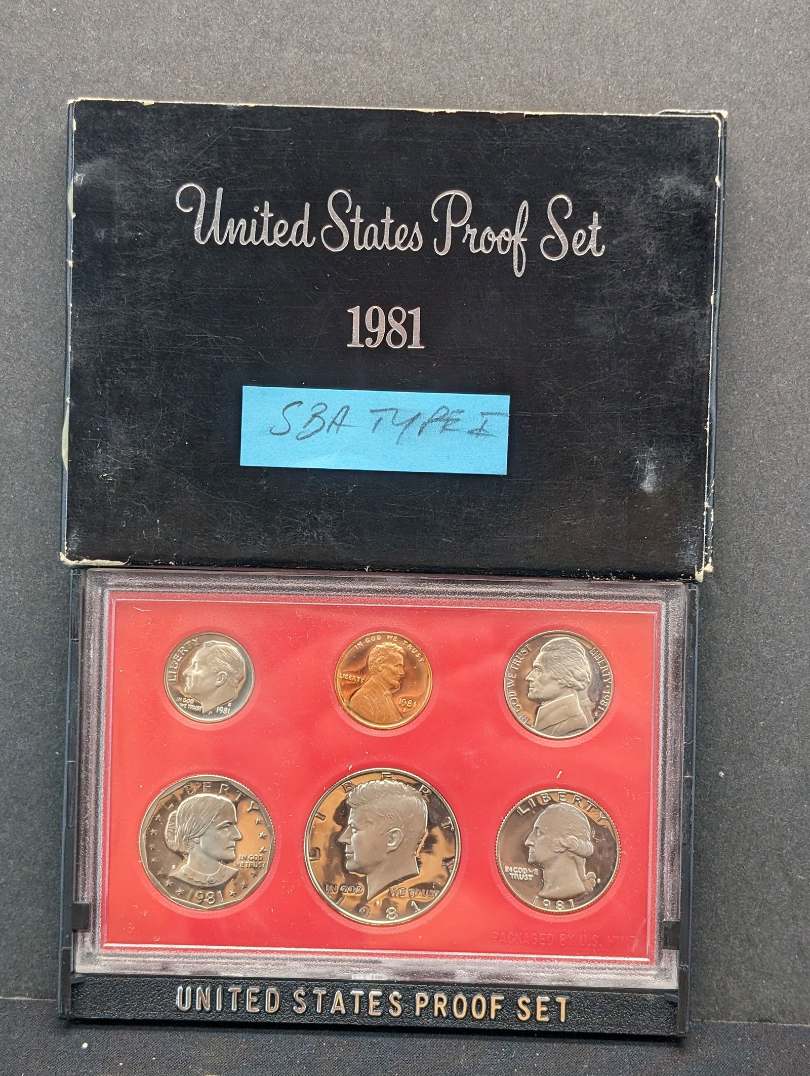 1981-S Type I U.S. Mint Proof Set (1 of 3)