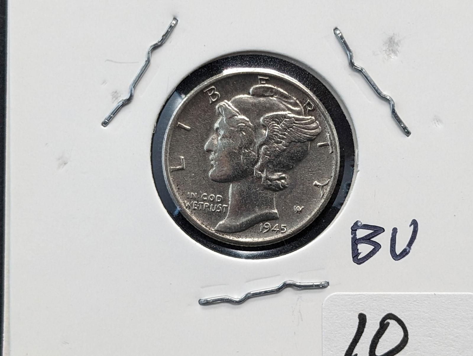1945 Mercury Dime BU (1 of 3)