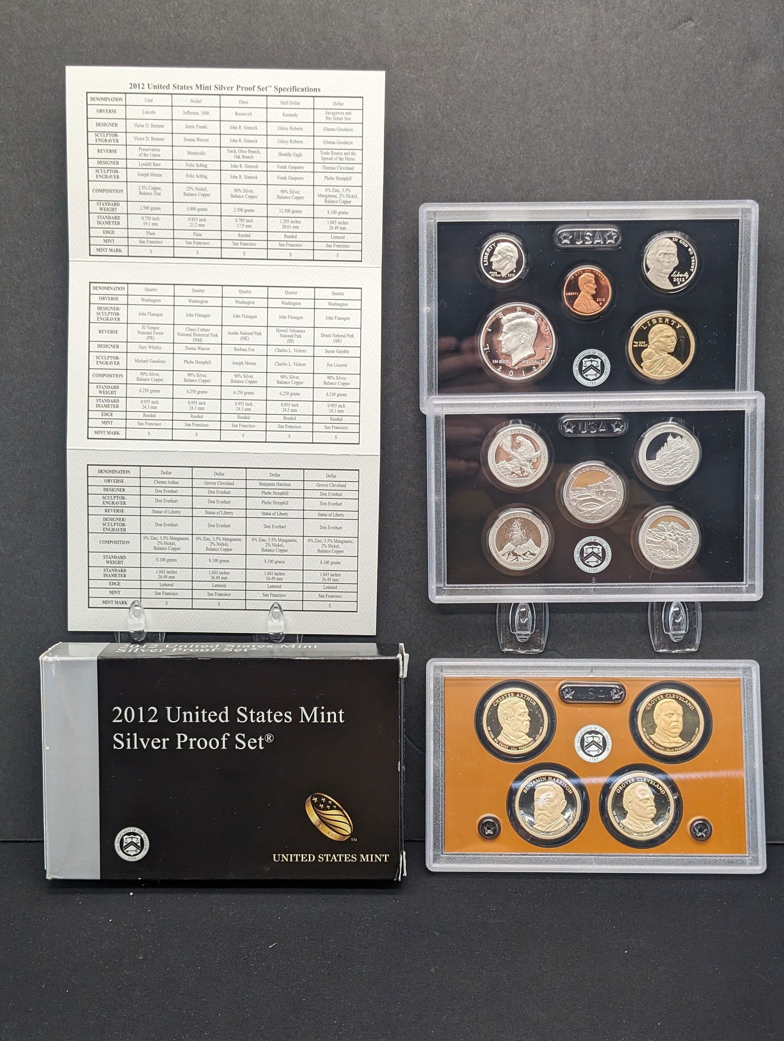 2012-S U.S. Mint SILVER Proof Set (1 of 7)