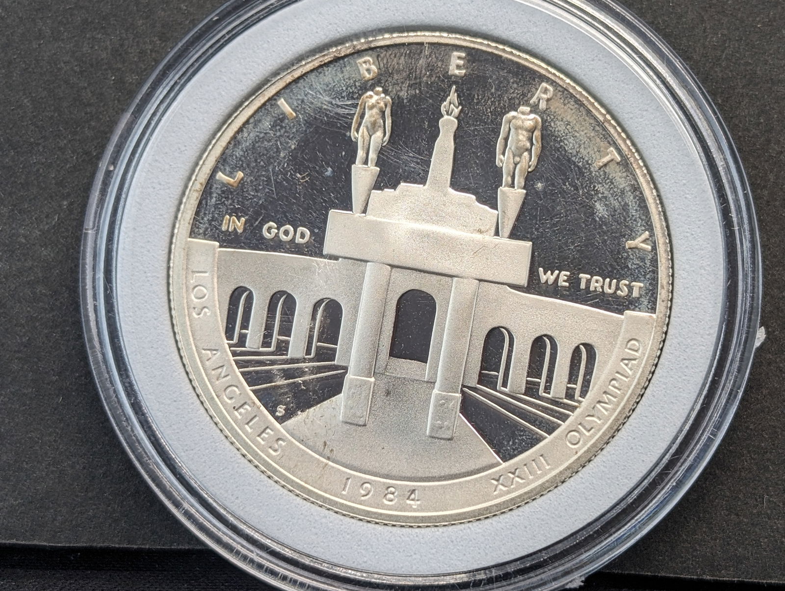 1984-S U.S. Los Angeles Olympic Silver Dollar- MS (1 of 2)