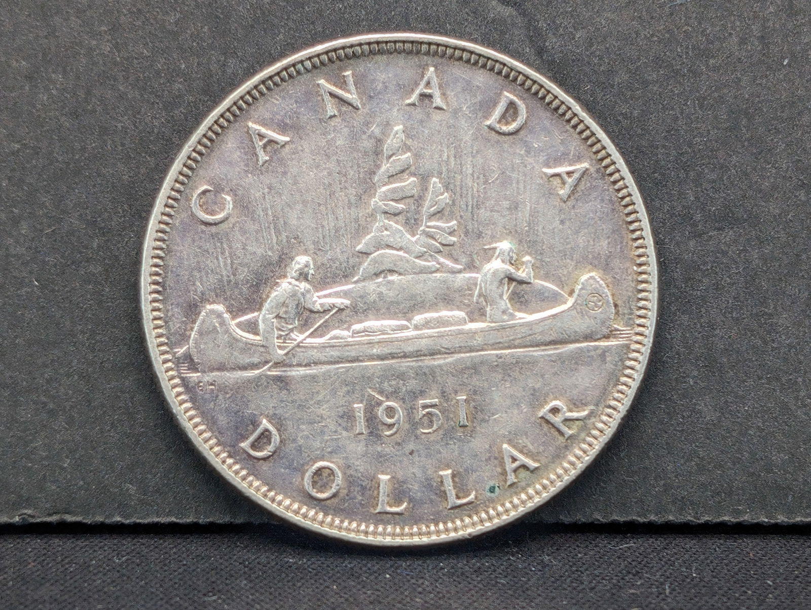 1951 Canada Silver Dollar, 80% Silver. HIGH GRADE (1 of 2)