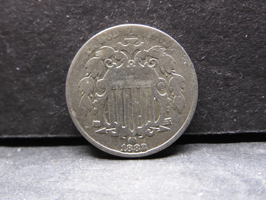 1882 Shield Nickel. Nice detail.: 1882 Shield Nickel. Nice detail.