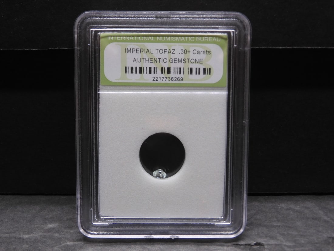 Authentic Gemstone *WONDERFUL* 0.30 Ct Imperial Topaz!! (1 of 4)