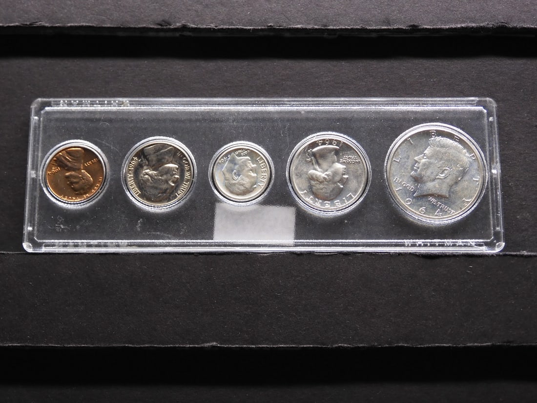 1964 Year Coin Set in Whitman Case (1 of 2)