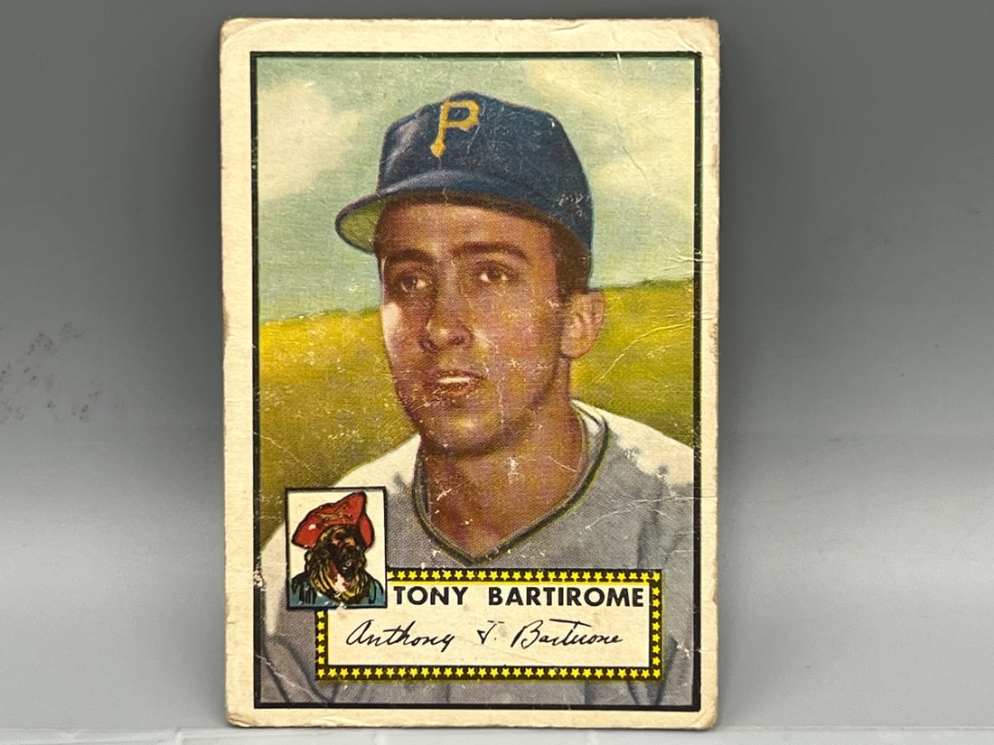 1952 Topps Tony Bartirome RC - Scarce High Number #332 (1 of 2)