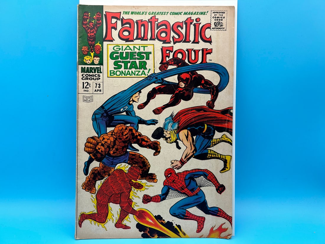 Fantastic Four #73 - Spider-Man, Thor, Daredevil Crossover (1 of 4)