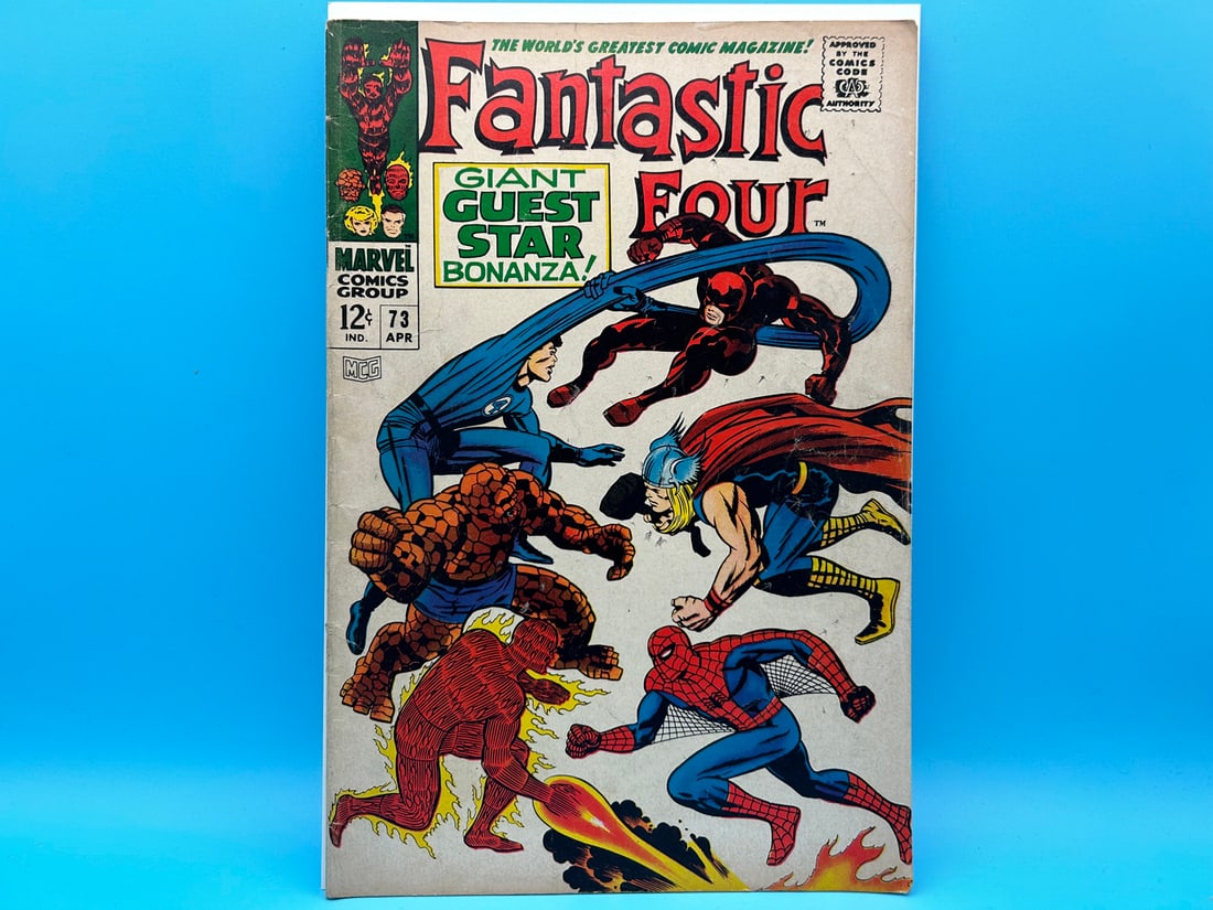 Fantastic Four #73 - Spider-Man, Thor, Daredevil Crossover (1 of 4)
