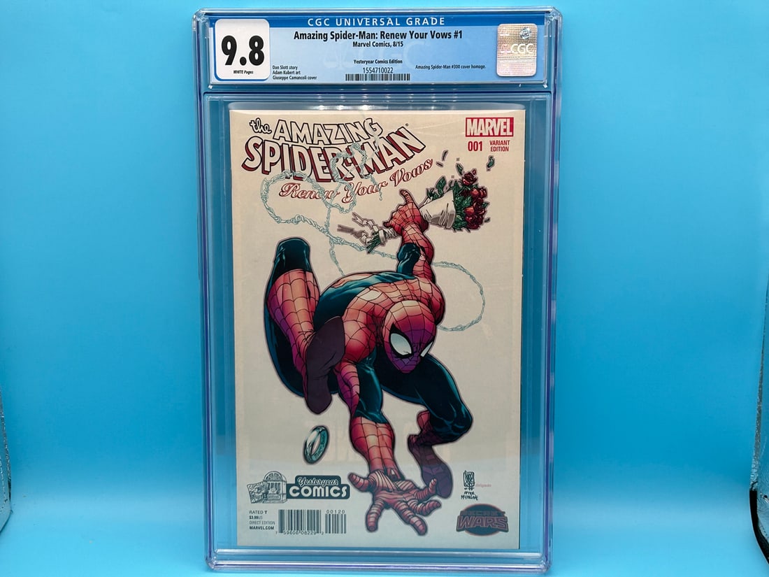 Amazing Spider-Man: Renew Your Vows #1 CGC Graded 9.8 - Yesteryear Comics Edition - Cover #300 (1 of 5)