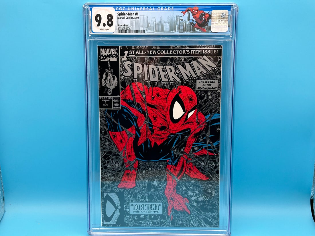 Spider-Man #1 Silver Edition CGC Graded 9.8 (1 of 5)