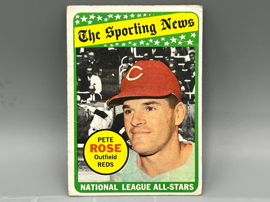 1969 Topps #424 Pete Rose / All-Star (HOF) / Reds (1 of 2)