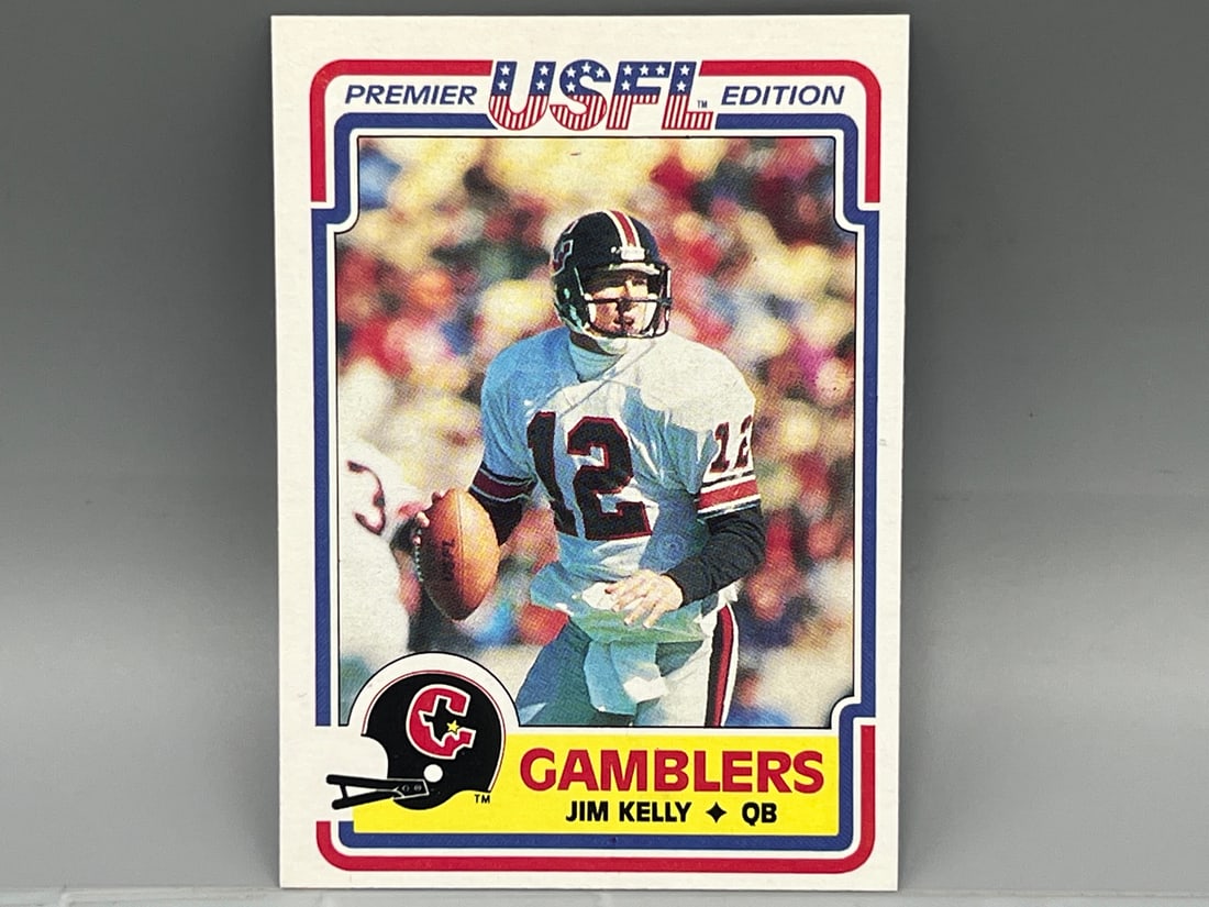 1984 Topps USFL #36 Jim Kelly (HOF) / ** Rookie **: 1984 Topps USFL #36 Jim Kelly (HOF) / ** Rookie **