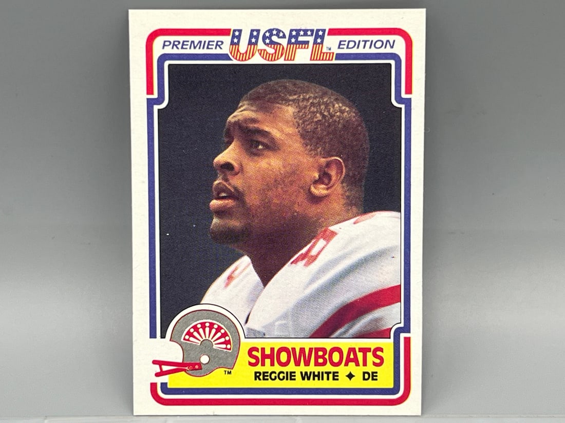 1984 Topps USFL #58 Reggie White (HOF) / ** Rookie ** (1 of 2)