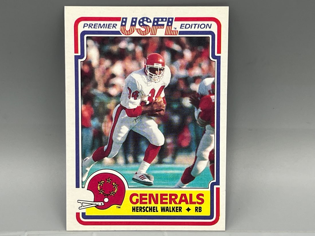 1984 Topps USFL #74 Herschel Walker /  ** Rookie ** (1 of 2)