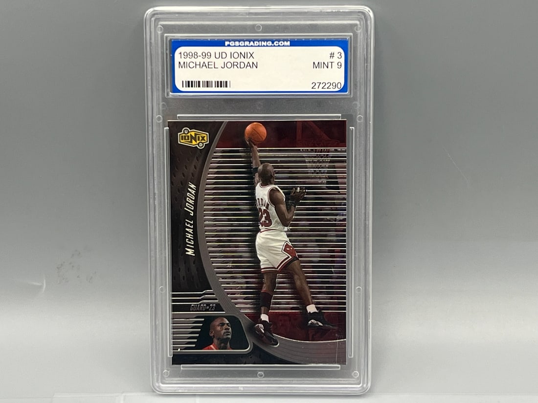 1998-99 UD Ionix #3 Michael Jordan - Slabbed and graded by ProGrading (1 of 2)