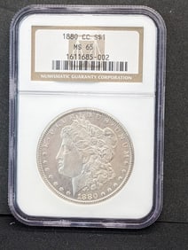 1880-CC NGC MS65 Morgan Key Date!!!