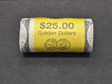 Roll of (25) 2000-P Sacagawea Dollars