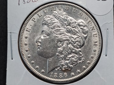 1886 Morgan Silver Dollar