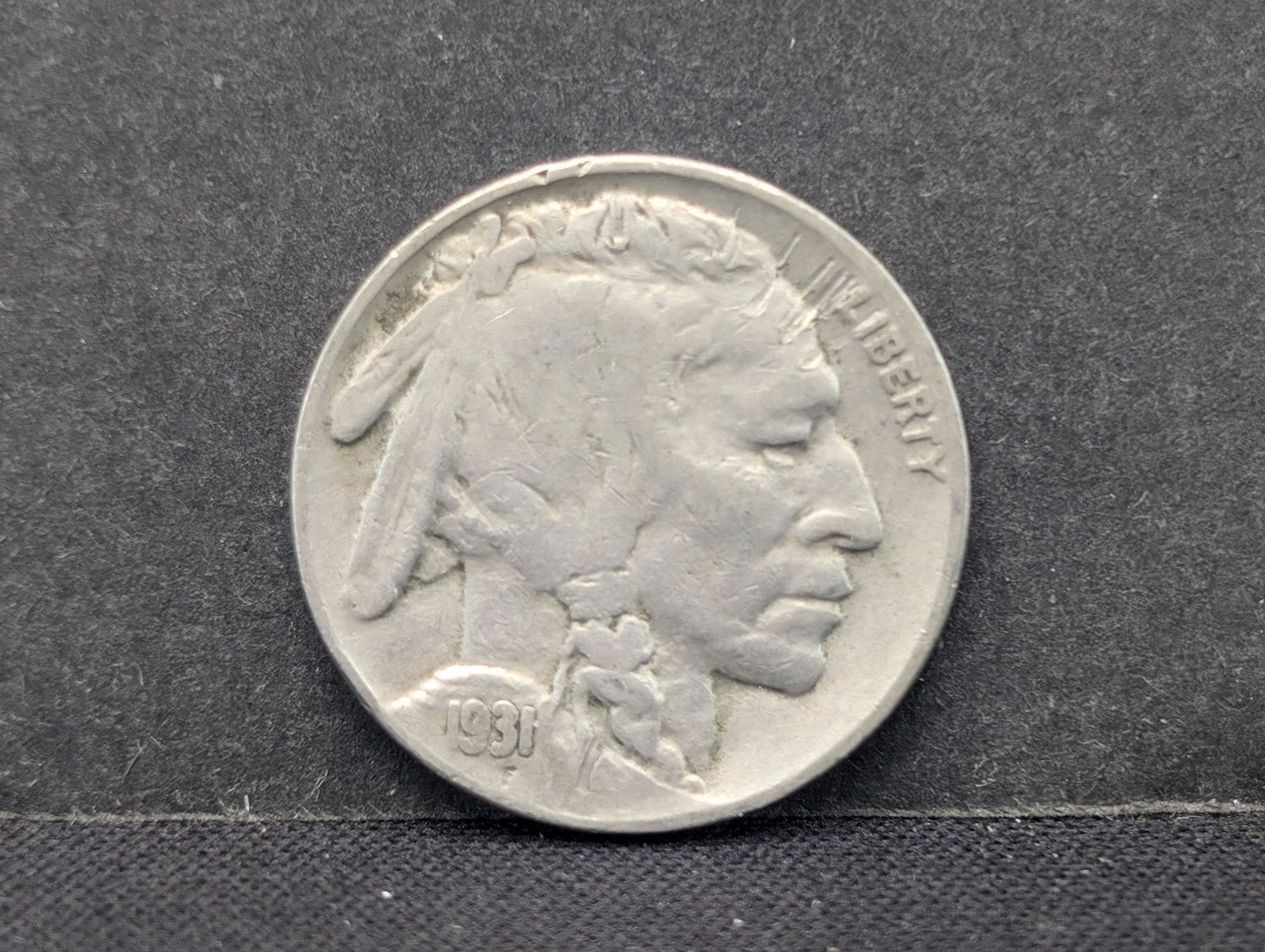 1931-S Buffalo. Tough depression date. Original Fine. (1 of 3)