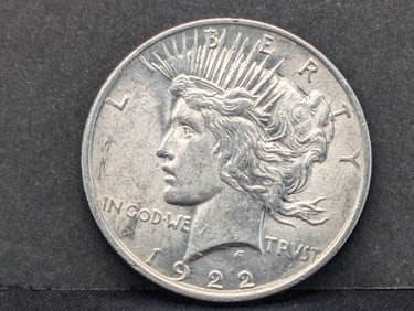 1922 Silver Peace Dollar