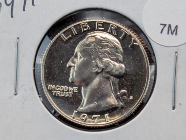1971-S Proof Clad Washington Quarter