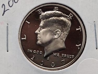 2007-S Proof Clad Kennedy Half Dollar