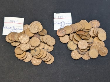 (100) 1944 Lincoln Wheat Cents
