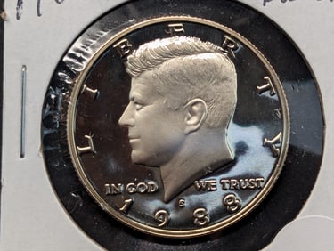 1988-S Proof Clad Kennedy Half Dollar