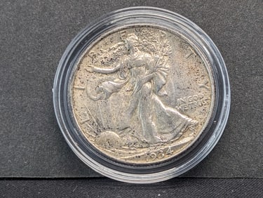 1934 Walking Liberty Half AU+