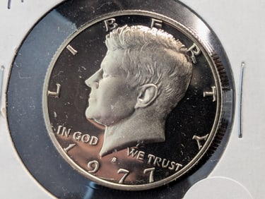 1977-S Proof Clad Kennedy Half Dollar